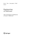 Engineering of Software The Continuing Contributions of Leon J Osterweil