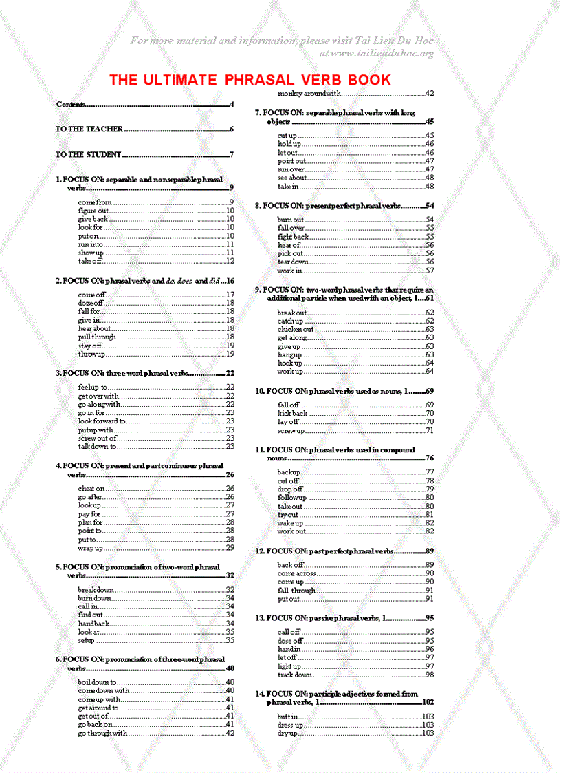 Ultimate Phrasal verb book