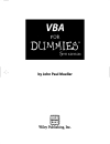 VBA FOR DUMmIES