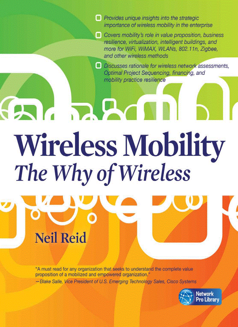 Wireless Mobility The Why of Wireless