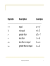 Selection structures