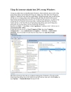 Tăng tốc internet nhanh hơn 20 trong Windows