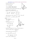 Một số bài toán hình học không gian