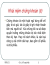 Hàng hóa của thị trường chứng khoán