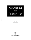 ASP NET 3 5 for Dummies