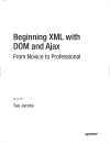 Beginning XML with DOM and Ajax From Novice to Professional