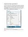 Tăng tốc Start Menu trong Windows 7