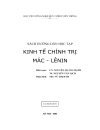 Sách hướng dẫn học kinh tế chính trị mac lenin