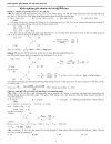 Kinh nghiệm giải nhanh các bài tập hóa học