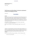 The Economic and Social Effects of Financial Liberalization A Primer for Developing Countries