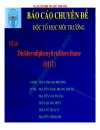 Báo cáo chuyên đề Độc tố học môi trường