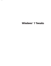 Windows 7 Tweaks