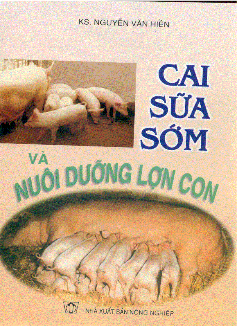 Cai sữa sớm và nuôi dưỡng lợn con