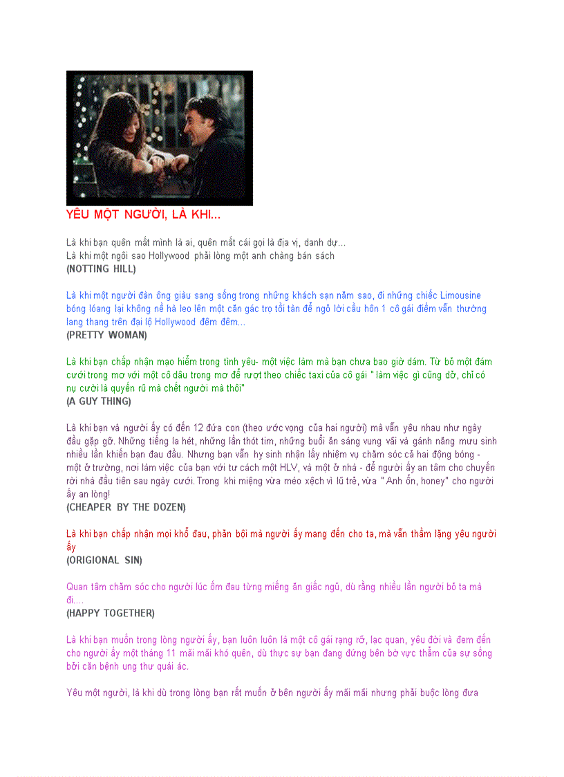 Yêu một người