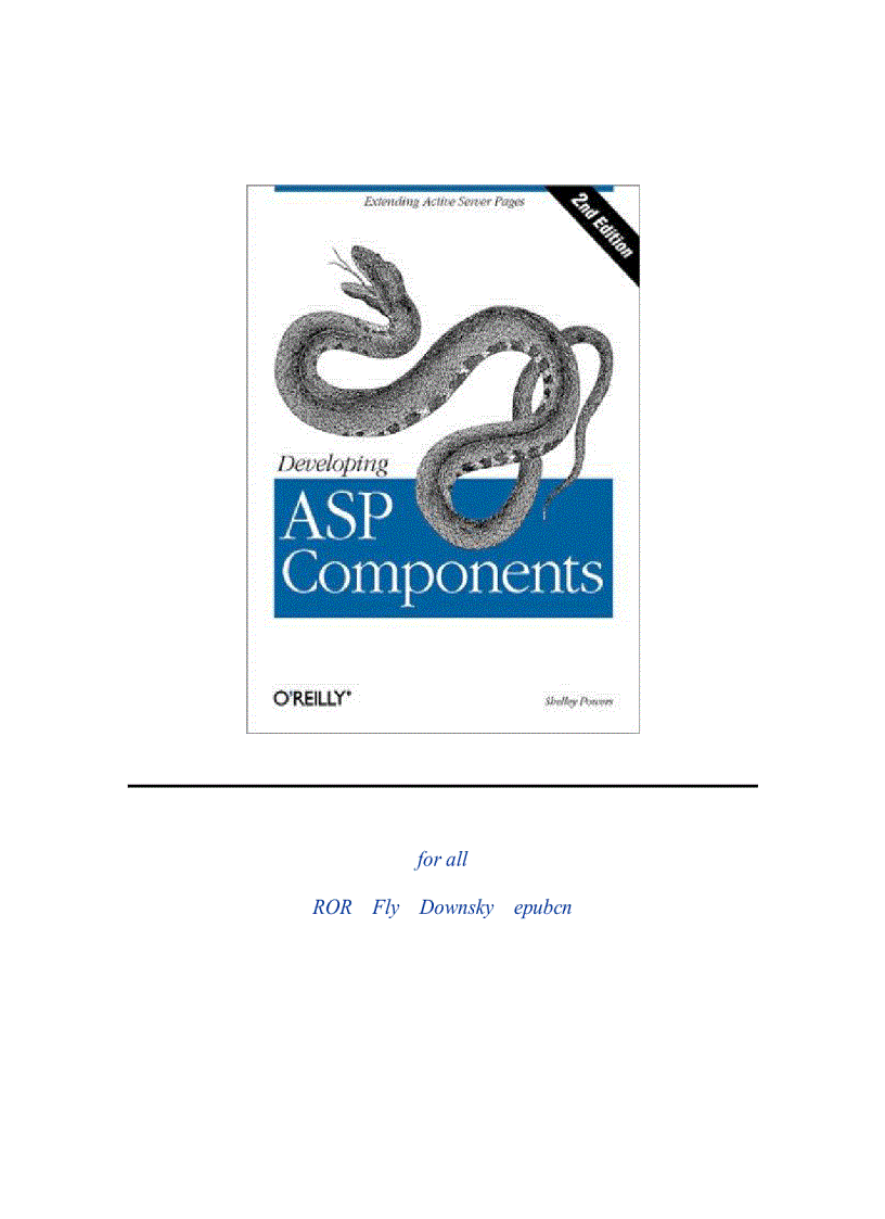 Developing ASP Components