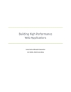 Building High Performance Web Applications