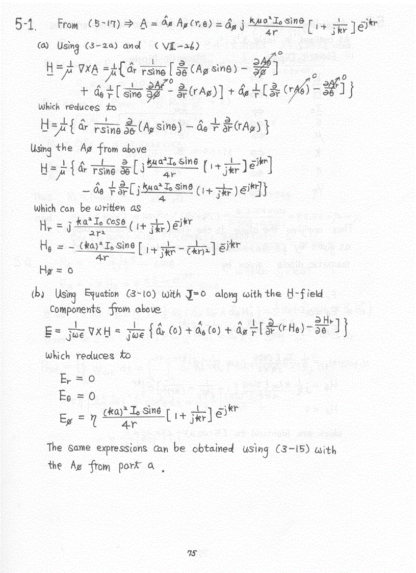 Chapter 1 6 Solution of Antenna Theory Analysis and Design 3rd Edition Constantine Balanis Wiley 3