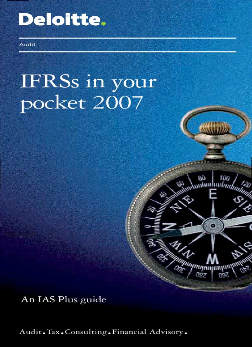 IFRS in your pocket 2007