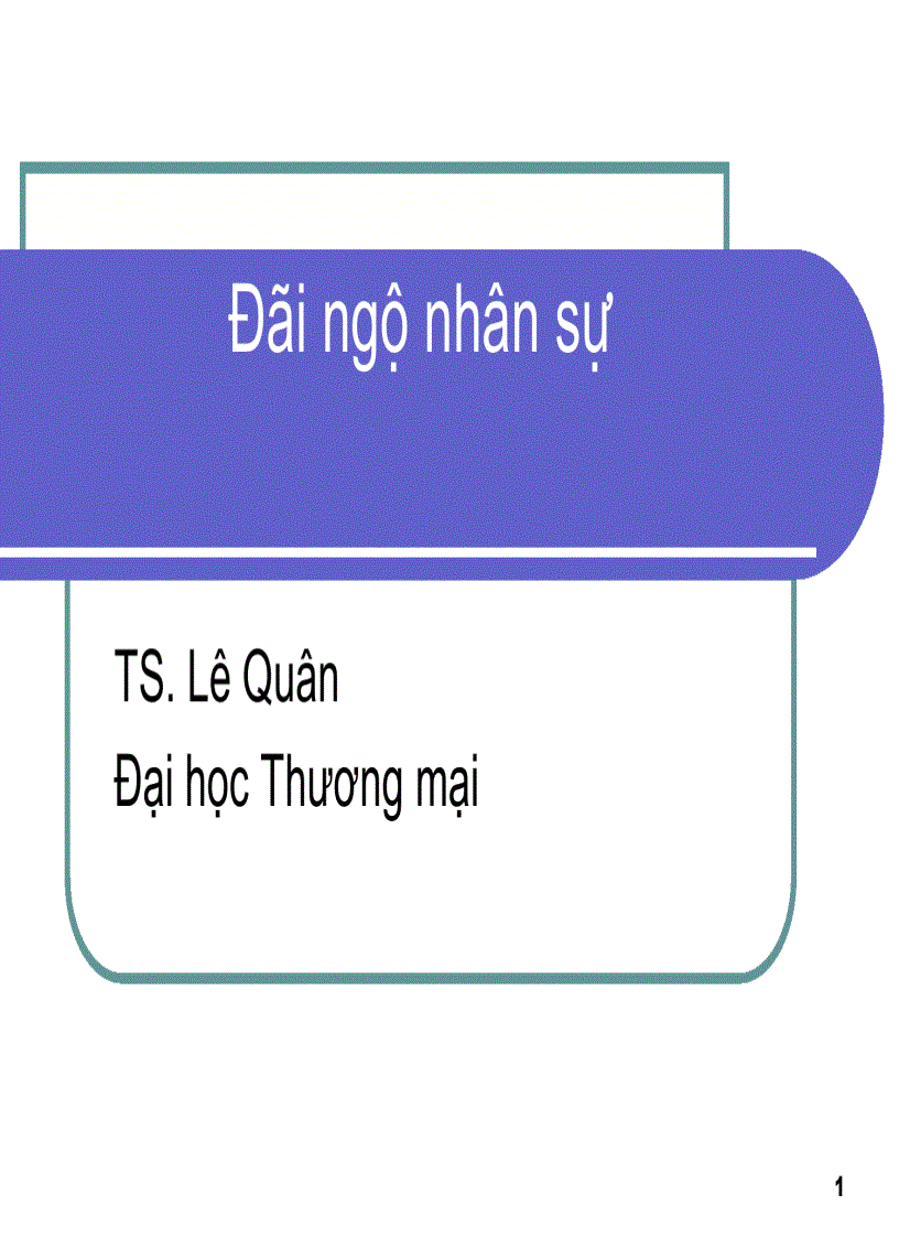 Đãi ngộ nhân sự