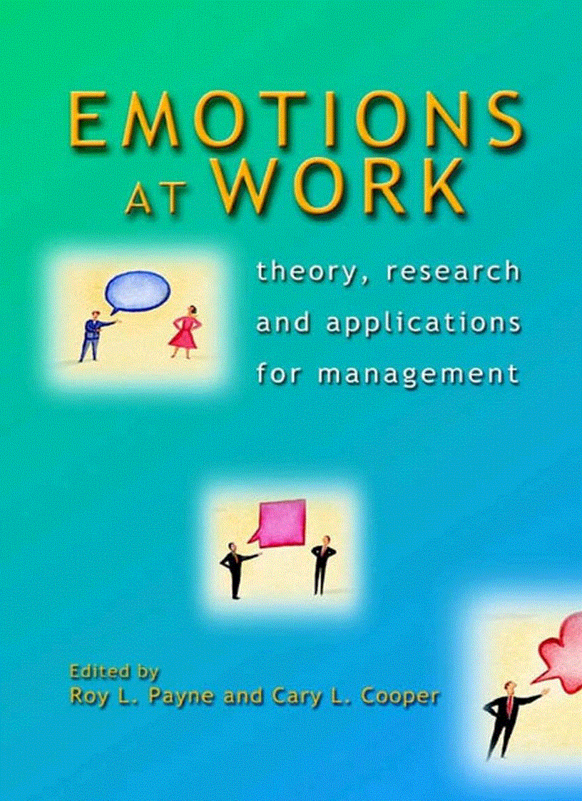 Emotions at work