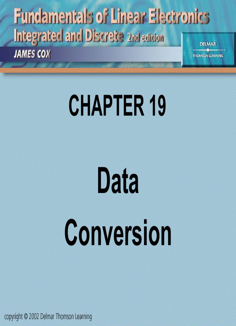 Data Conversion