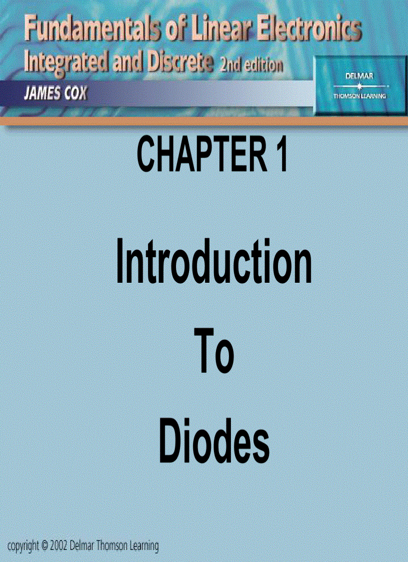 Introduction To Diodes