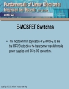 Mosfets objectives