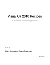 Visual C 2010 Recipes A Problem Solution Approach