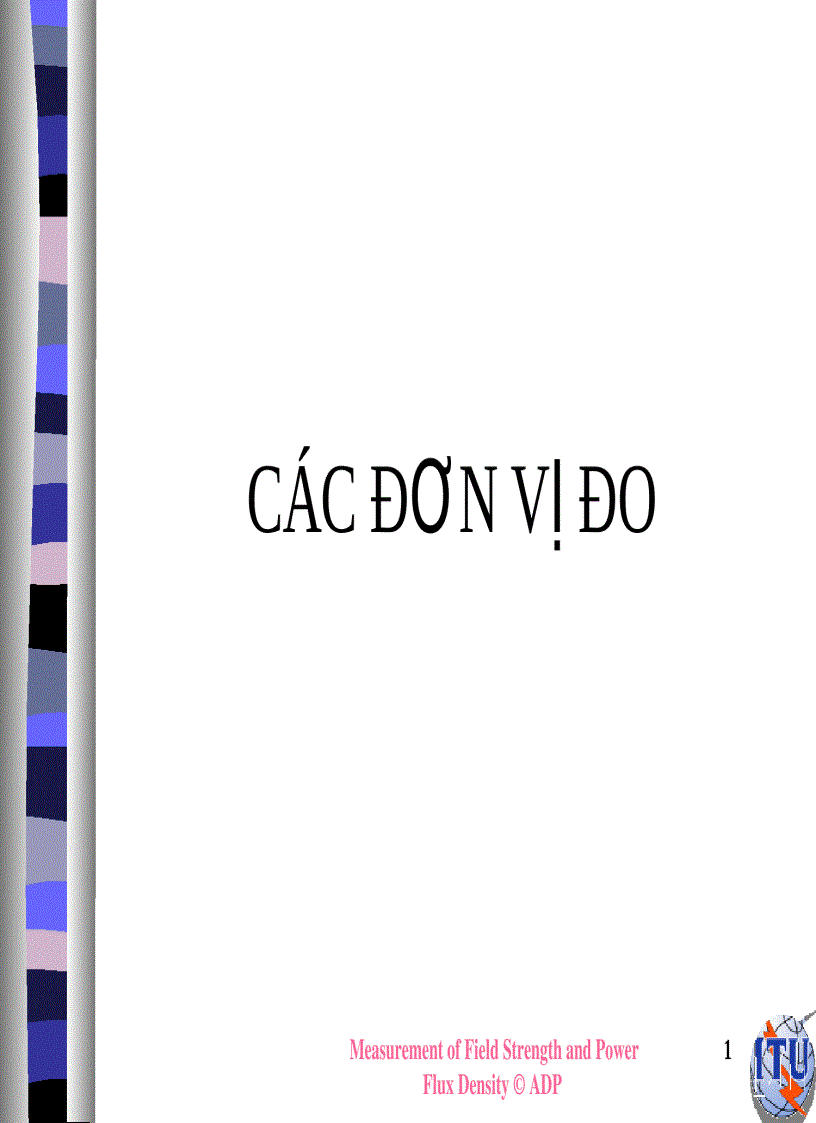 Các đơn vị đo