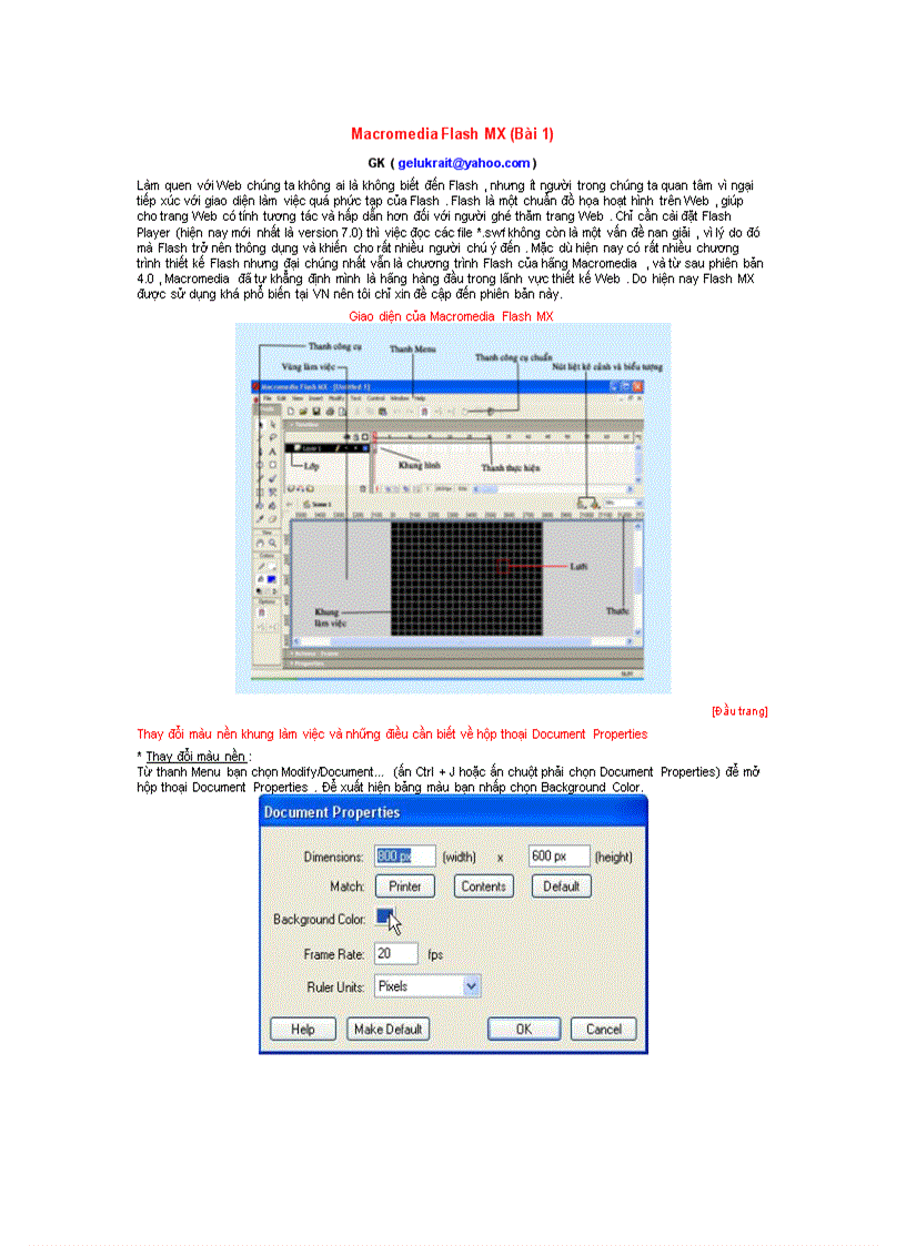 Macromedia Flash MX