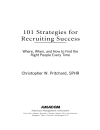 101 Strategies for Recruiting Success