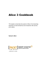 Alice 3 Cookbook