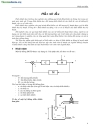 Bài giảng môn Mô Hình Điều Khiển