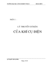 Giáo trình lý thuyết Khí cụ điện