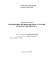 Vấn đề tiêu chuẩn chất lượng môi trường và xã hội đối với hàng hoá xuất khẩu sang EU