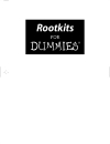 Rootkits FOR DUMmIES