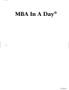 MBA in a day