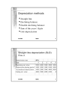 Depreciation