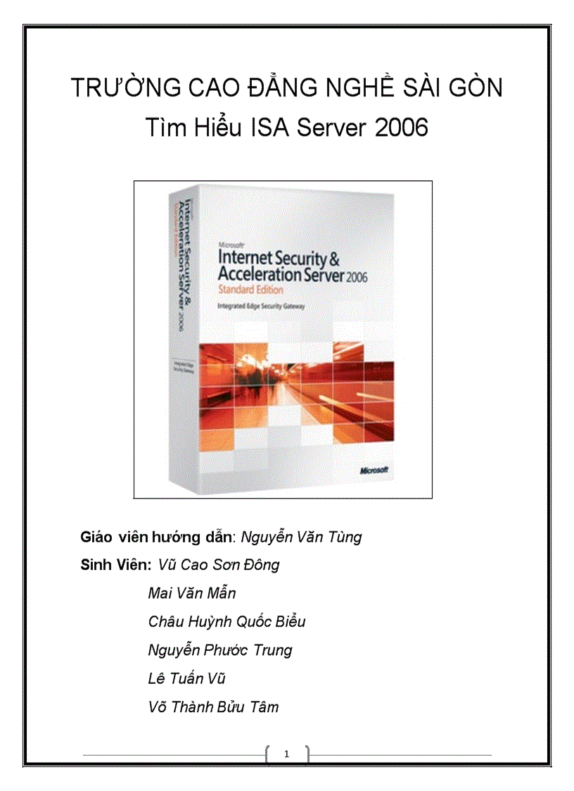 Tìm Hiểu ISA Server 2006