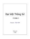 Đại Việt Thông Sử hãy quan tâm đến lịch sử Việt Nam