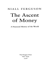 The Ascent of Money Niall Ferguson