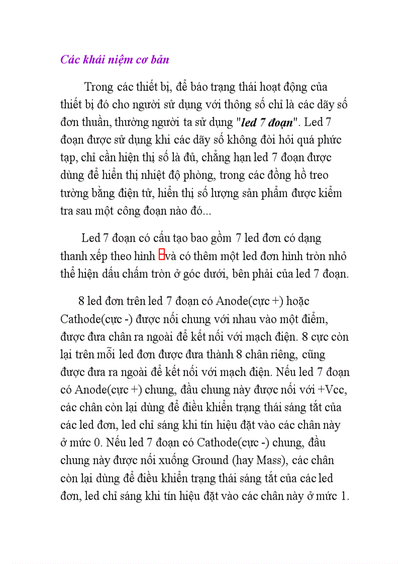 Led 7 đoạn