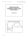 Financial cash flow for project