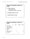 Financial cash flow for project