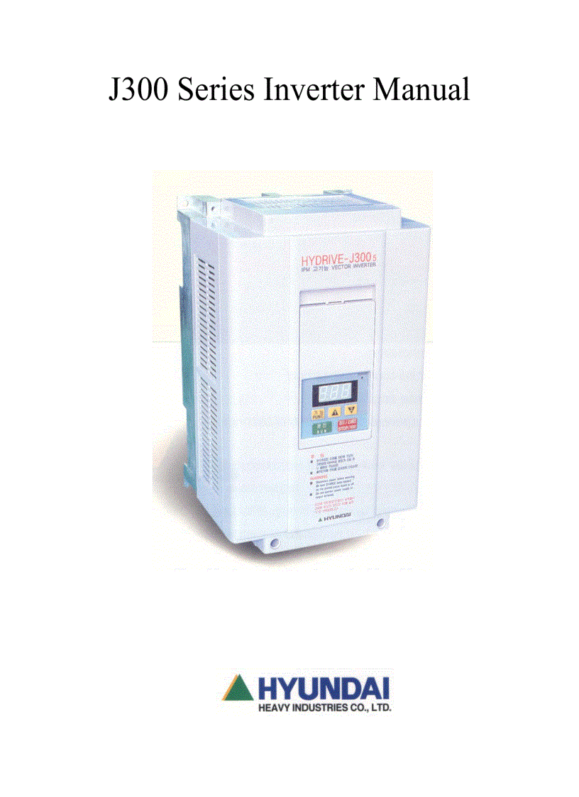 Biến tần Hitachi J300 Manual