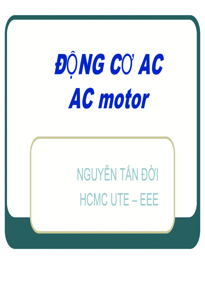 Động Cơ AC