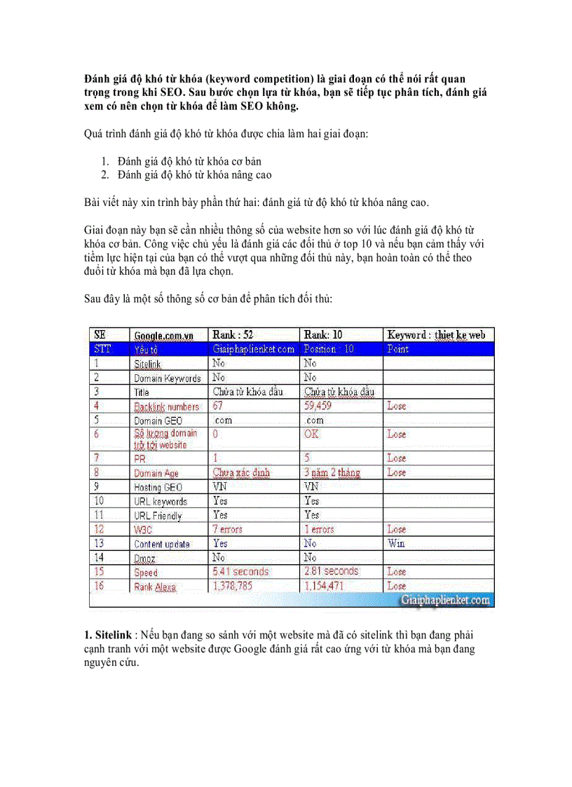 Cách đánh giá độ khó từ khóa trong SEO