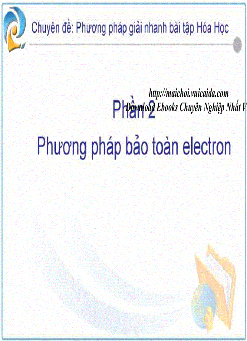 Phương pháp bảo toàn electron hóa học