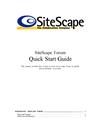 SiteScape Forum Quick Start Guide