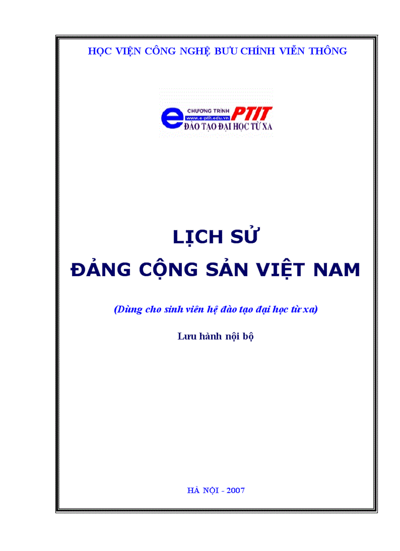 Lịch sử Đảng cộng sản Việt Nam